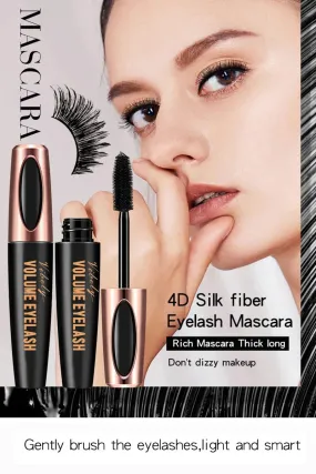 4D Curling Lengthens Black Thick Big Eye Bright Mascara