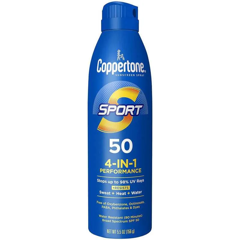 Coppertone 4 In 1 Performance Sport Sunscreen Spray Lotion Stick